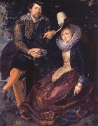 Peter Paul Rubens Rubens with his First wife isabella brant in the Honeysuckle bower oil painting artist
